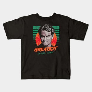 Roger Federer GOAT Kids T-Shirt